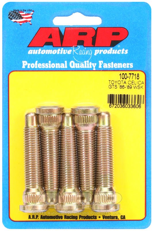 ARP - ARP 86 - 89 Toyota Celica GTS Front Wheel Stud Kit - Demon Performance
