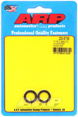 ARP - ARP 8740 Chrome Moly 7/16in x .660 x .120 Black Chamfer Washer - 2 Pack - Demon Performance
