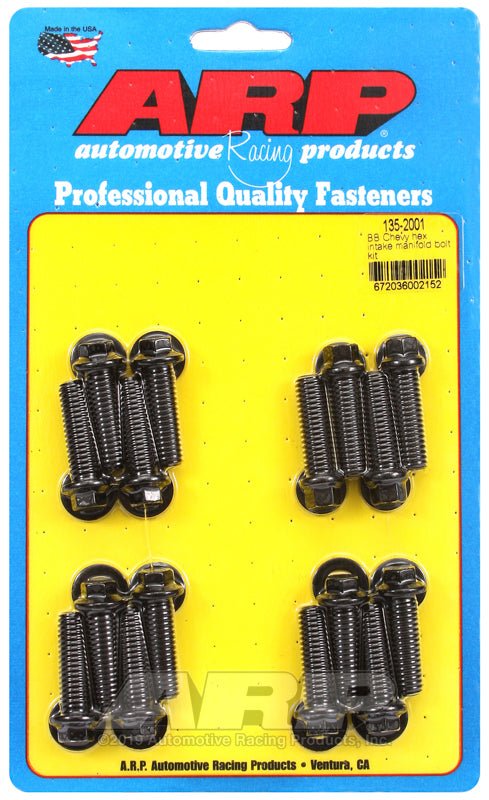 ARP - ARP BB Chevy Hex Intake Manifold Bolt Kit - Demon Performance