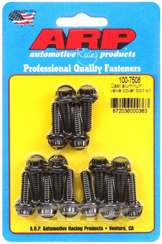 ARP - ARP Cast Aluminum 12pt Valve Cover Bolt Kit - Demon Performance