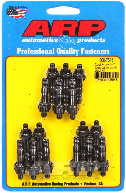 ARP - ARP Cast Aluminum 12pt Valve Cover Stud Kit - Demon Performance