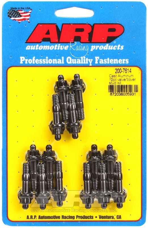 ARP - ARP Cast Aluminum 12pt Valve Cover Stud Kit - Demon Performance