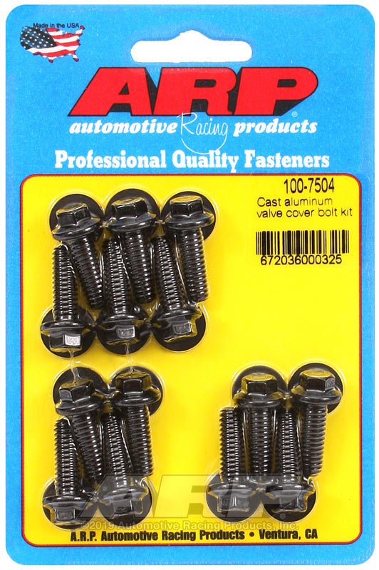 ARP - ARP Cast Aluminum Hex Valve Cover Bolt Kit - Demon Performance