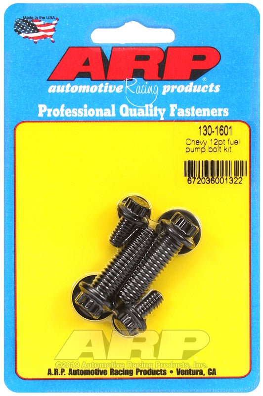 ARP - ARP Chevy 12pt Fuel Pump Bolt Kit - Demon Performance