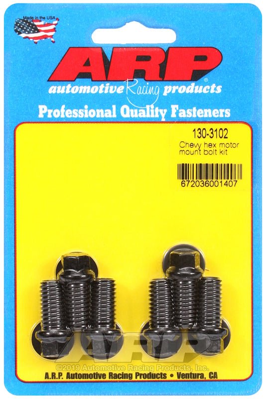 ARP - ARP Chevy Hex Motor Mount Bolt Kit - Demon Performance