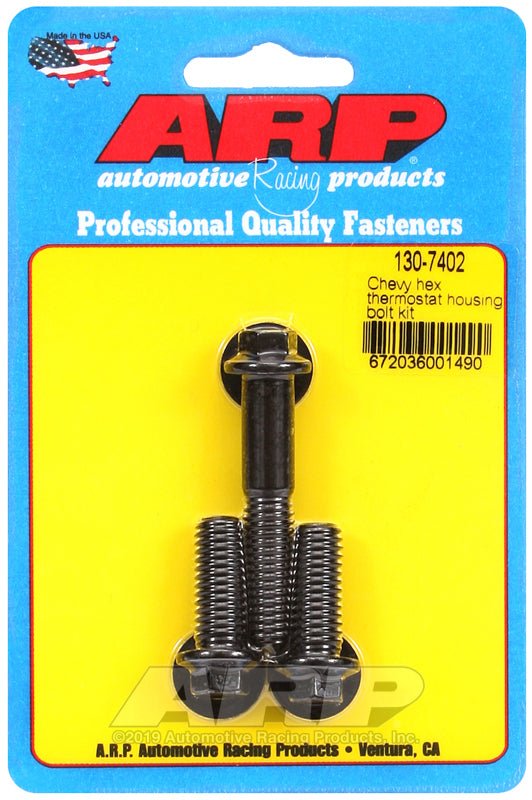 ARP - ARP Chevy Hex Thermostat Housing Bolt Kit - Demon Performance