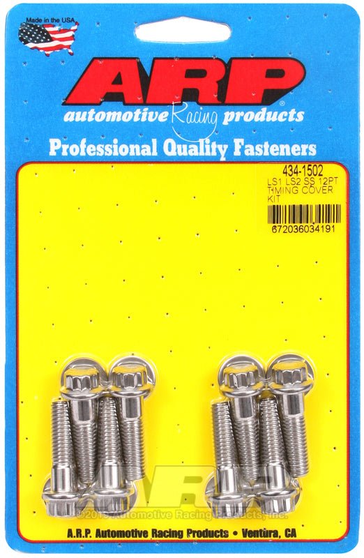 ARP - ARP Chevy LS1 LS2 SS 12pt Timing Cover Bolt Kit - Demon Performance