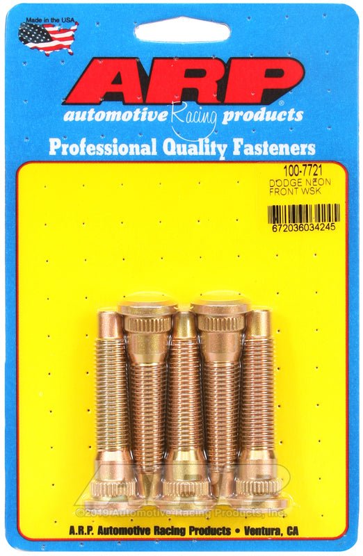 ARP - ARP Dodge Neon Front Wheel Stud Kit - Demon Performance