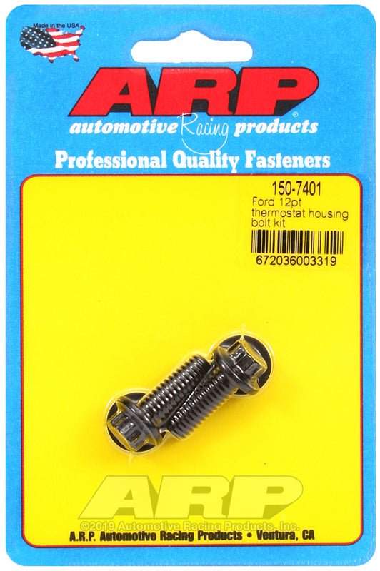 ARP - ARP Ford 12pt Thermostat Housing Bolt Kit - Demon Performance