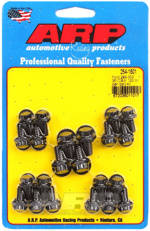 ARP - ARP Ford 289 - 302 / 351 C&W 12pt Oil Pan Bolt Kit - Demon Performance