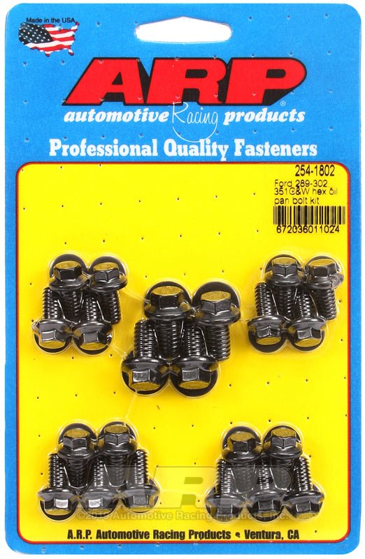 ARP - ARP Ford 289 - 302 / 351 C&W Hex Oil Pan Bolt Kit - Demon Performance