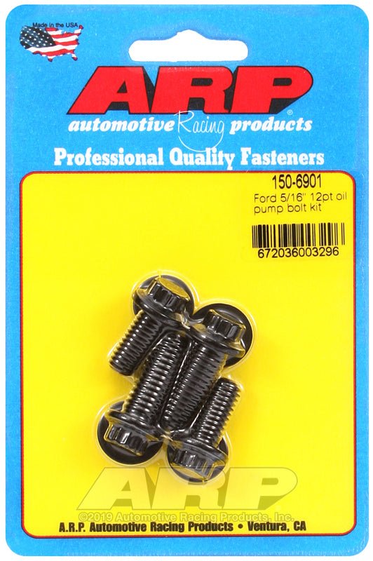 ARP - ARP Ford 5/16in 12pt Oil Pump Bolt Kit - Demon Performance