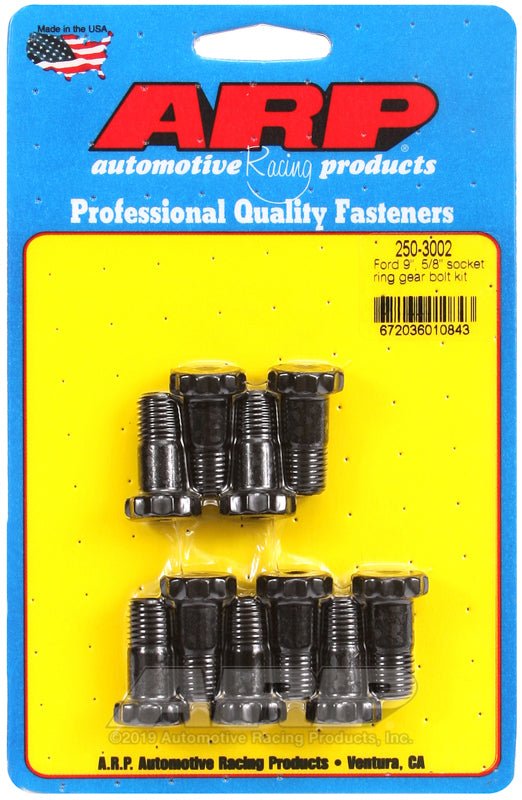 ARP - ARP Ford 9in 7/16in Dia 5/8in Socket Ring Gear Bolt Kit - Demon Performance
