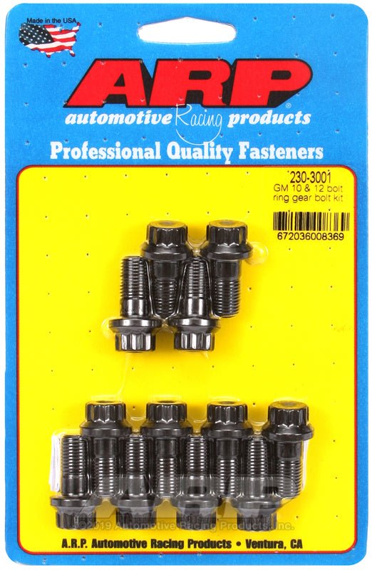 ARP - ARP GM 10 and 12 Bolt Ring Gear Bolt Kit - Demon Performance