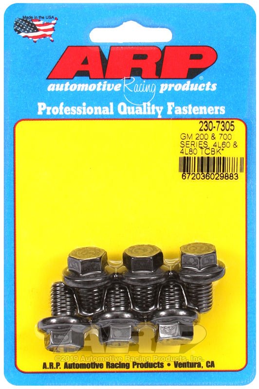 ARP - ARP GM 200 & 700 4L60 & 4L80 Torque Converter Bolt Kit (pack of 6) - Demon Performance
