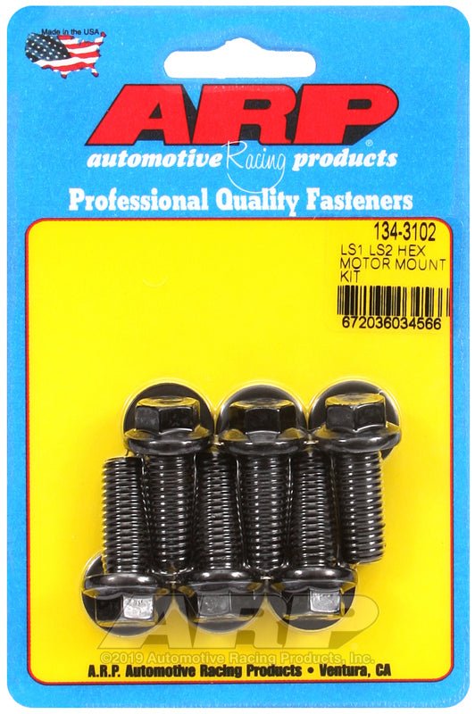 ARP - ARP LS1 LS2 Hex Motor Mount Bolt Kit - Demon Performance