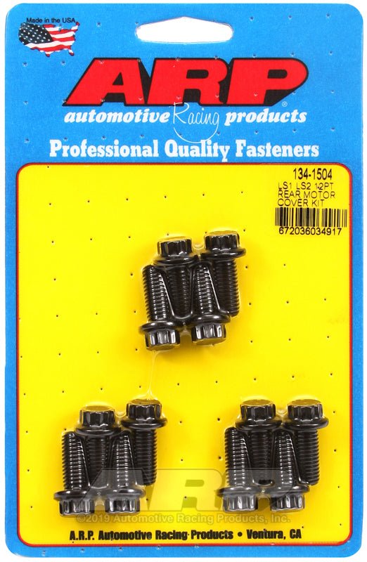 ARP - ARP LS1/LS2 12 Pt Rear Motor Cover Bolt Kit - Demon Performance