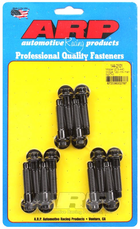 ARP - ARP Mopar 273 - 440 Wedge 12pt Intake Manifold Bolt Kit - Demon Performance