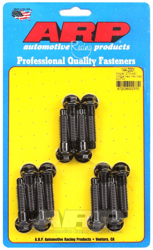 ARP - ARP Mopar 273 - 440 Wedge Hex Intake Manifold Bolt Kit - Demon Performance