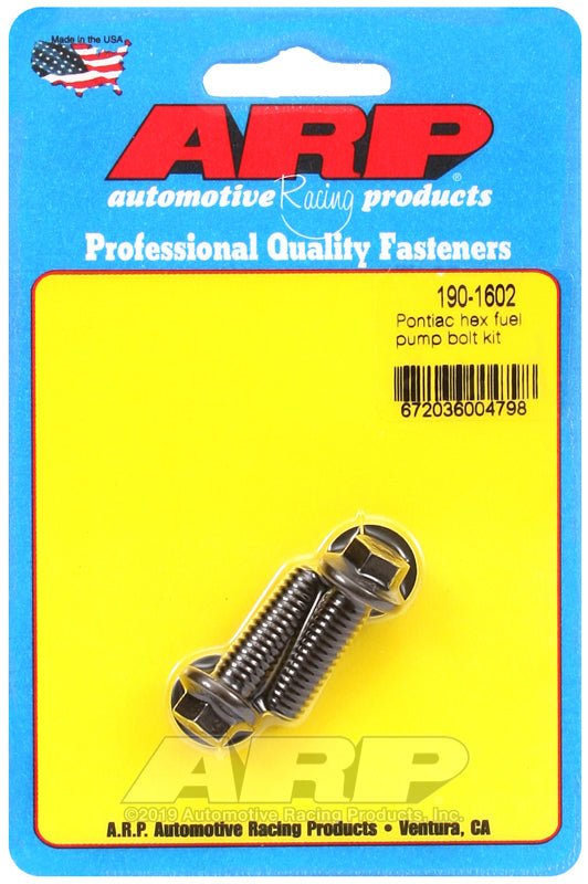 ARP - ARP Pontiac Hex Fuel Pump Bolt Kit - Demon Performance