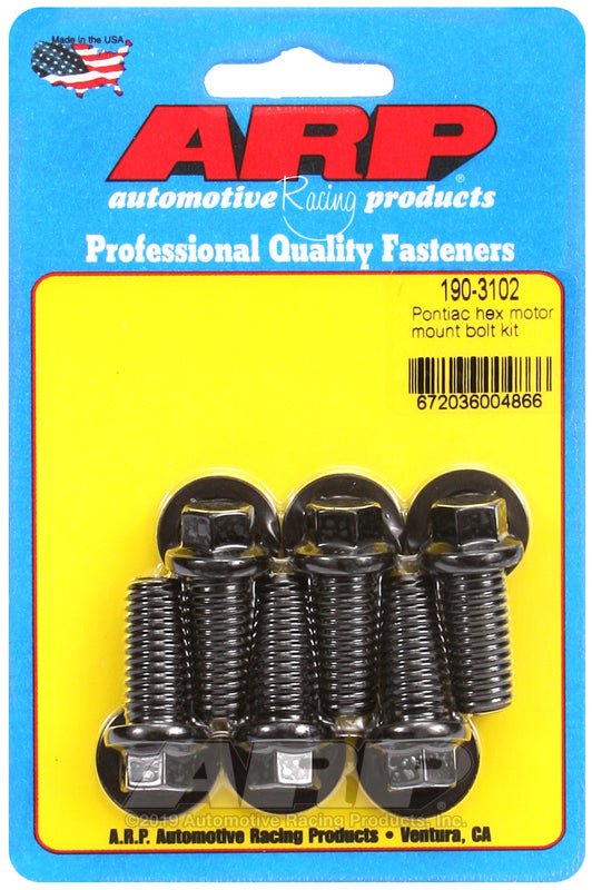 ARP - ARP Pontiac Hex Motor Mount Bolt Kit - Demon Performance