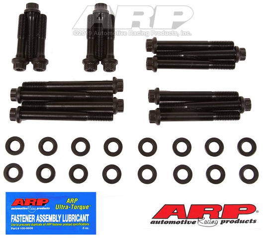 ARP - ARP SB Chevy 2 - Bolt Large Journal w/ 1/2 Inch Straps on F&R Caps Main Bolt Kit - Demon Performance
