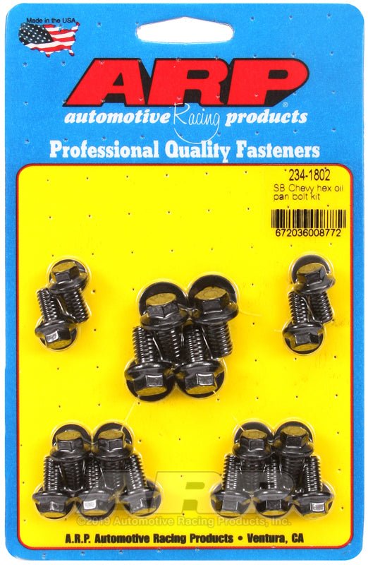 ARP - ARP SB Chevy 265 - 400 Oil Pan Hex Bolt Kit - Demon Performance