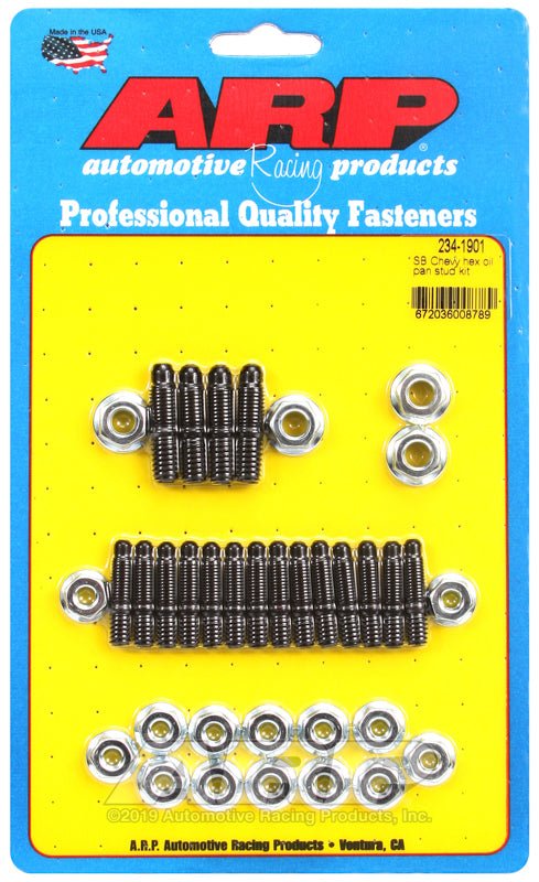 ARP - ARP SB Chevy Hex Oil Pan Stud Kit - Demon Performance