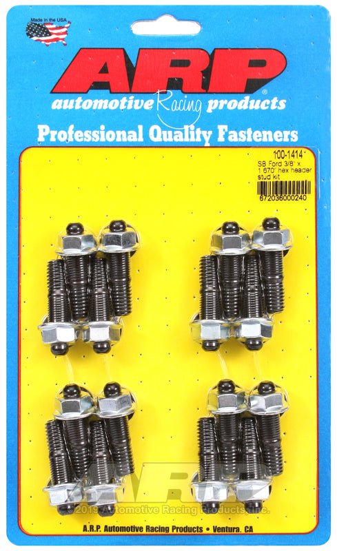 ARP - ARP SB Ford 3/8 x 1.670in Hex Header Stud Kit - Demon Performance