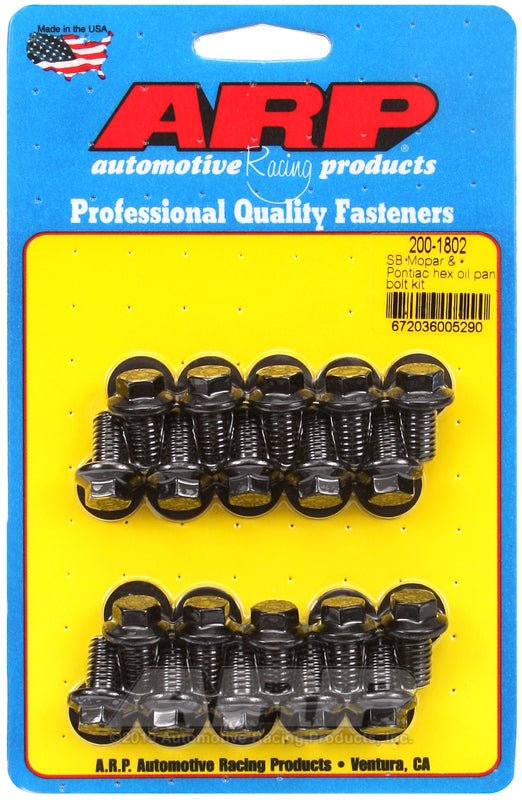 ARP - ARP SB Mopar and Pontiac Hex Oil Pan Bolt Kit - Demon Performance