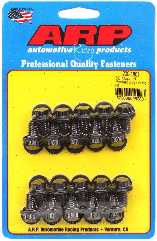 ARP - ARP SB Mopar and Pontiac Oil Pan Bolt Kit - Demon Performance
