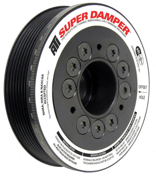 ATI - ATI Damper - 5.67in - Alum - 6 Grv - Toyota 2Zz - Ge - 1.8L - 4 Percent OD - 1Pc - Demon Performance
