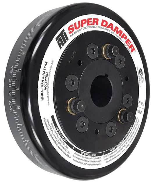 ATI - ATI Damper - 7.074in - Steel - Chevy SB / 90 Deg V6 - Pont 4 Cyl - 3 Ring - 1Pc - Demon Performance