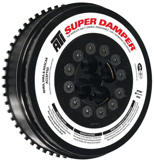 ATI - ATI Damper - 7.98in - Steel - 8 Grv - Cummins - 07.5-15 6.7L w/Reluctor Wheel - 3 Ring Hvy - Diesel - Demon Performance