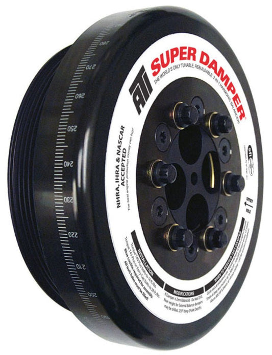 ATI - ATI Damper - 8.074in - Steel - 8 Grv - Cummins - 4BT - 6BT - 3.9L - 5.9L - 3 Ring - Diesel - Demon Performance