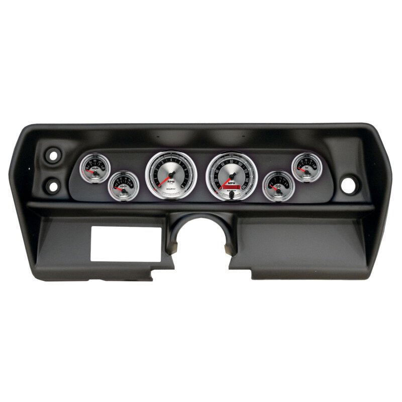 AutoMeter - Autometer 1968 Chevrolet Nova Direct Fit Gauge Panel 3-3/8in x2 / 2-1/16in x4 - American Muscle - Demon Performance