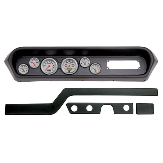 AutoMeter - Autometer 64-65 Pontiac GTO/Lemans 6 Gauge Direct Fit Dash Kit 3-3/8in x2 / 2-1/16in x4 - Ultra-Lite - Demon Performance