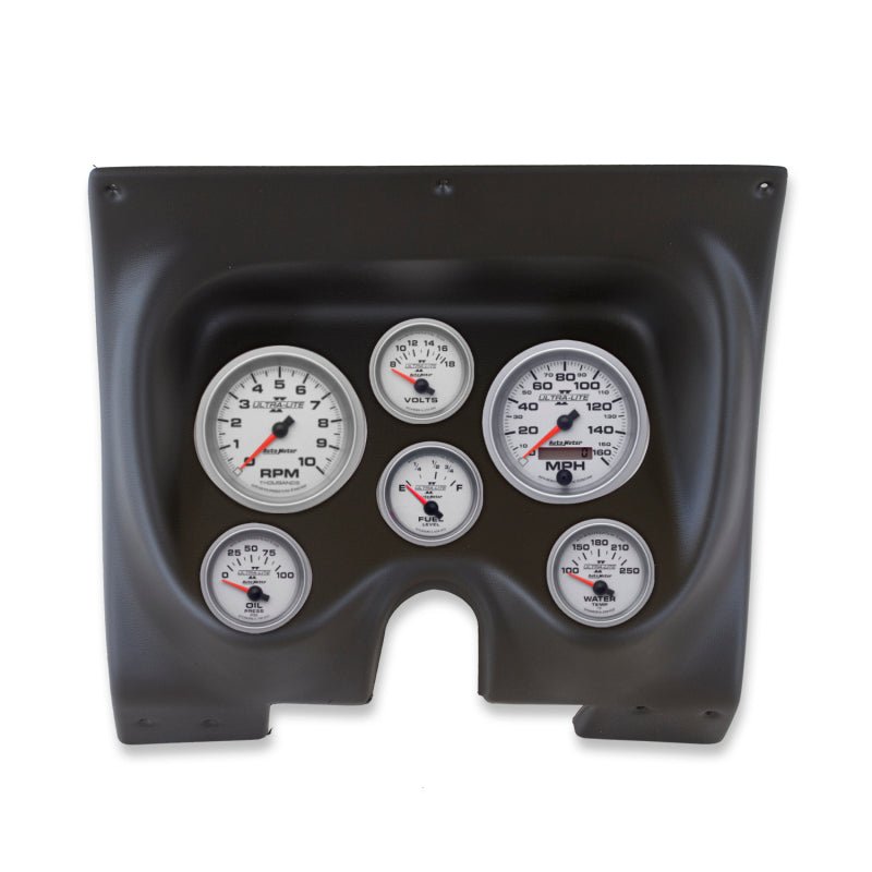 AutoMeter - Autometer 67-68 Camaro/Firebird Ultra-Lite II Direct Fit Gauge Kit 6pc Tach/Mph/Fuel/Oilp/Wtmp/Volt - Demon Performance