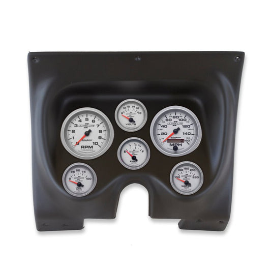 AutoMeter - Autometer 67-68 Camaro/Firebird Ultra-Lite II Direct Fit Gauge Kit 6pc Tach/Mph/Fuel/Oilp/Wtmp/Volt - Demon Performance