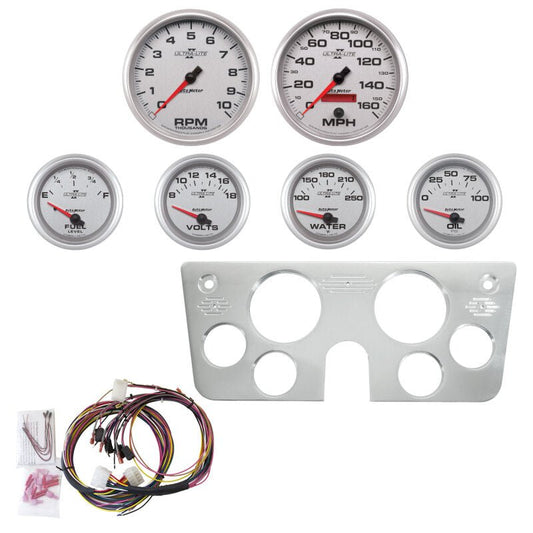 AutoMeter - Autometer 67-72 Cheverolet Truck Direct Fit Dash Kit - ULTRA-LITE II - Demon Performance