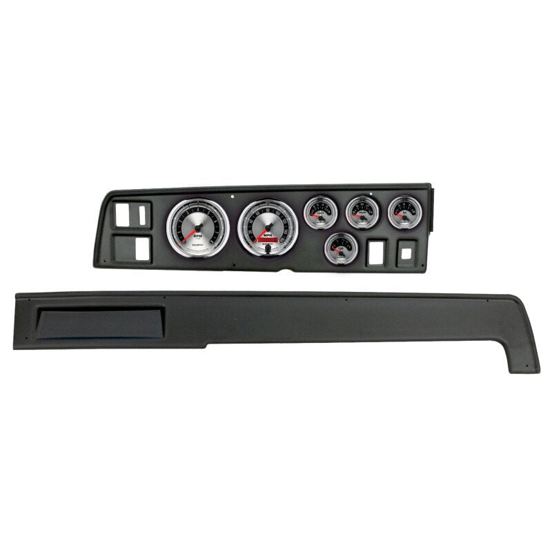 AutoMeter - Autometer 68-70 Dodge Charger American Muscle Gauge Kit 6 Pc Tach/Mph/Fuel/Oilp/Wtmp/Volt - Demon Performance