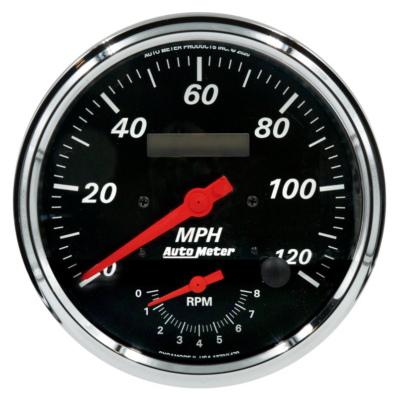 AutoMeter - Autometer Designer Black Tach/Speedo 5in. - 120mph & 8k RPM - Demon Performance