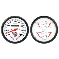 AutoMeter - Autometer Phantom 2pc Gauge Kit Quad & Tach/Speedo 5in. - Demon Performance