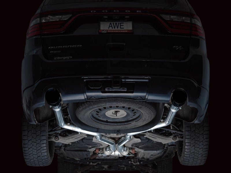 AWE Tuning - AWE Tuning 11 - 24 Dodge Durango 5.7L Track Edition Exhaust w/ Diamond Black Tips - Demon Performance