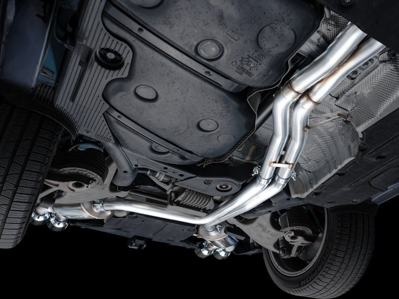AWE Tuning - AWE Tuning 19 - 21 Porsche Macan 3.0T/2.9TT Touring Edition Catback Exhaust w/ Chrome Silver Tips - Demon Performance