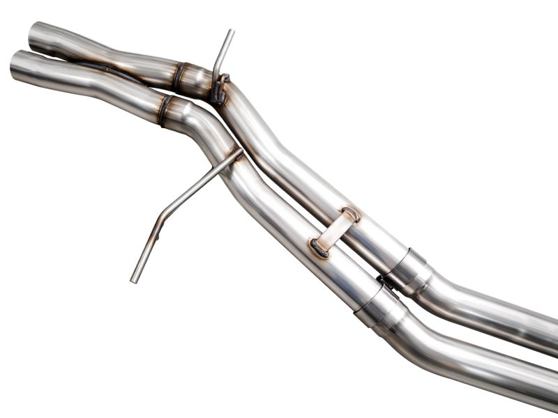 AWE Tuning - AWE Tuning 19 - 21 Porsche Macan 3.0T/2.9TT Touring Edition Catback Exhaust w/ Chrome Silver Tips - Demon Performance