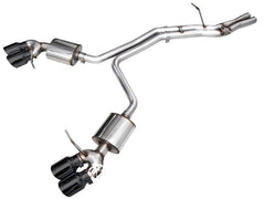 AWE Tuning - AWE Tuning 2022+ Porsche Macan 2.9TT Touring Edition Catback Exhaust w/ Diamond Black Tips - Demon Performance