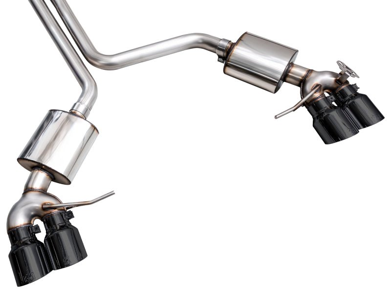 AWE Tuning - AWE Tuning 2022+ Porsche Macan 2.9TT Touring Edition Catback Exhaust w/ Diamond Black Tips - Demon Performance