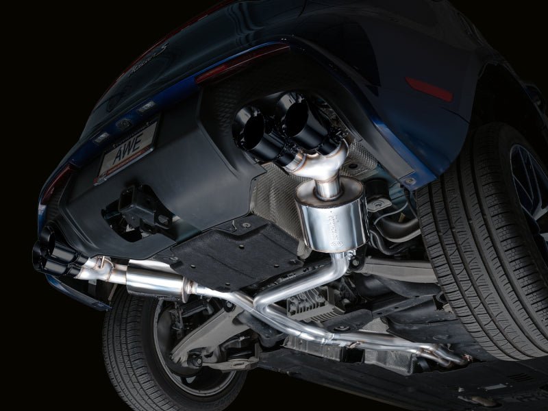 AWE Tuning - AWE Tuning 2022+ Porsche Macan 2.9TT Touring Edition Catback Exhaust w/ Diamond Black Tips - Demon Performance