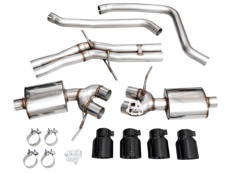 AWE Tuning - AWE Tuning 2022+ Porsche Macan 2.9TT Touring Edition Catback Exhaust w/ Diamond Black Tips - Demon Performance